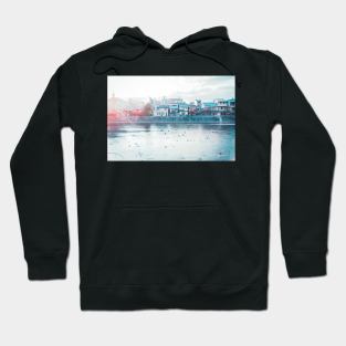 Sunset on Japanese River Hoodie